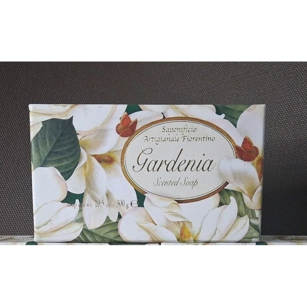Saponificio Fiorentino Gardenia Bar Soap Handmade In Italy 3 x 10.5 oz Sealed